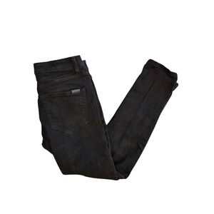 Platform Black Jeans Men's 34x30 Red Slim Straight Stretch Pants Casual